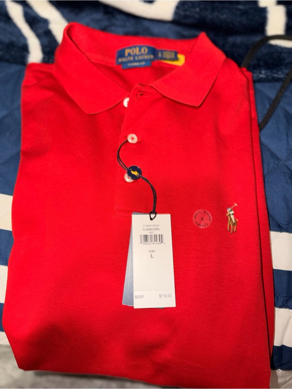 Polo by Ralph Lauren Red Men's Classic Polo Shirt